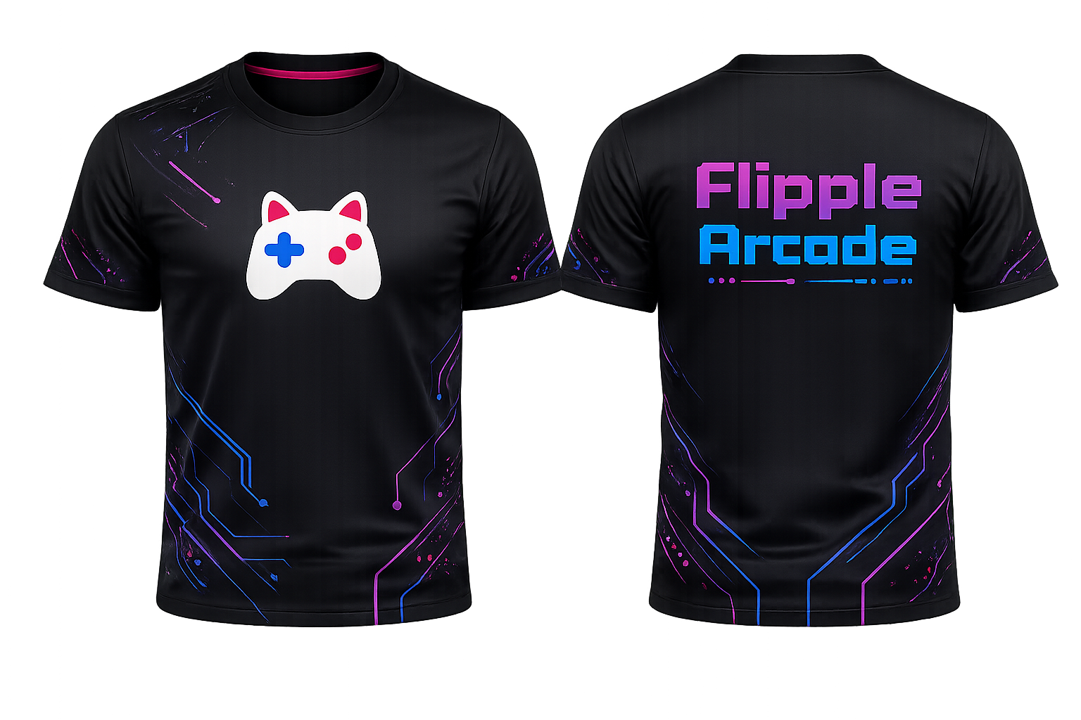 Camisa Preta Flipple Arcade