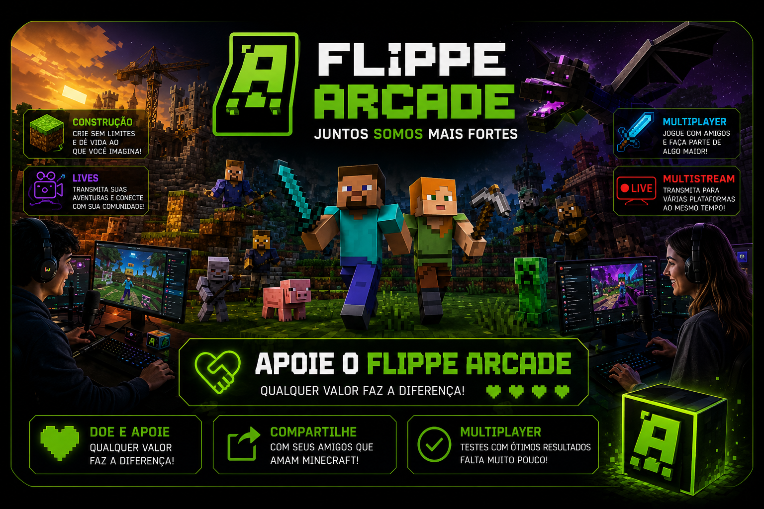 Contribua com o Flipple Arcade